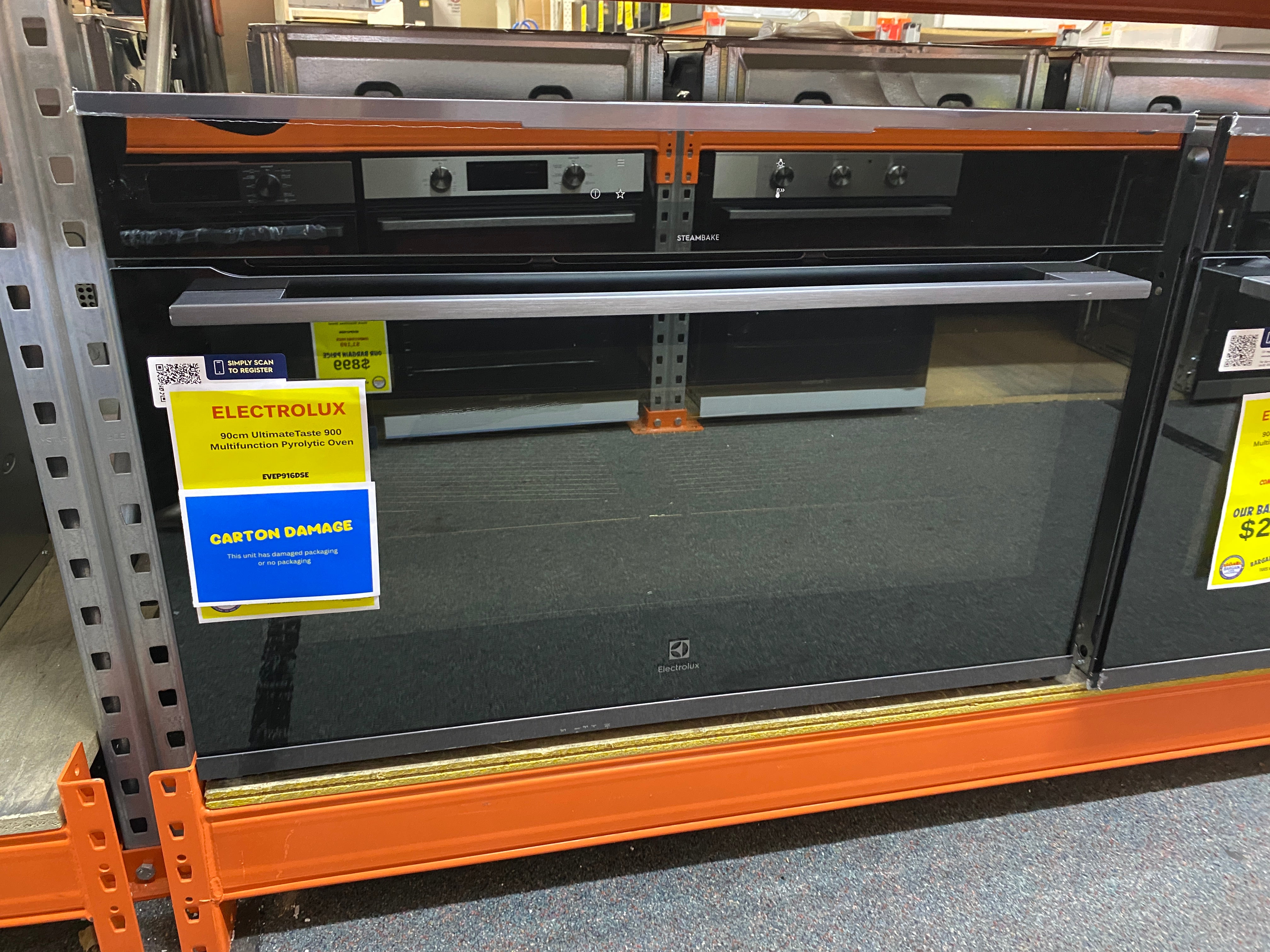 Electrolux EVEP916DSE 90cm UltimateTaste 900 Multifunction Pyrolytic Oven