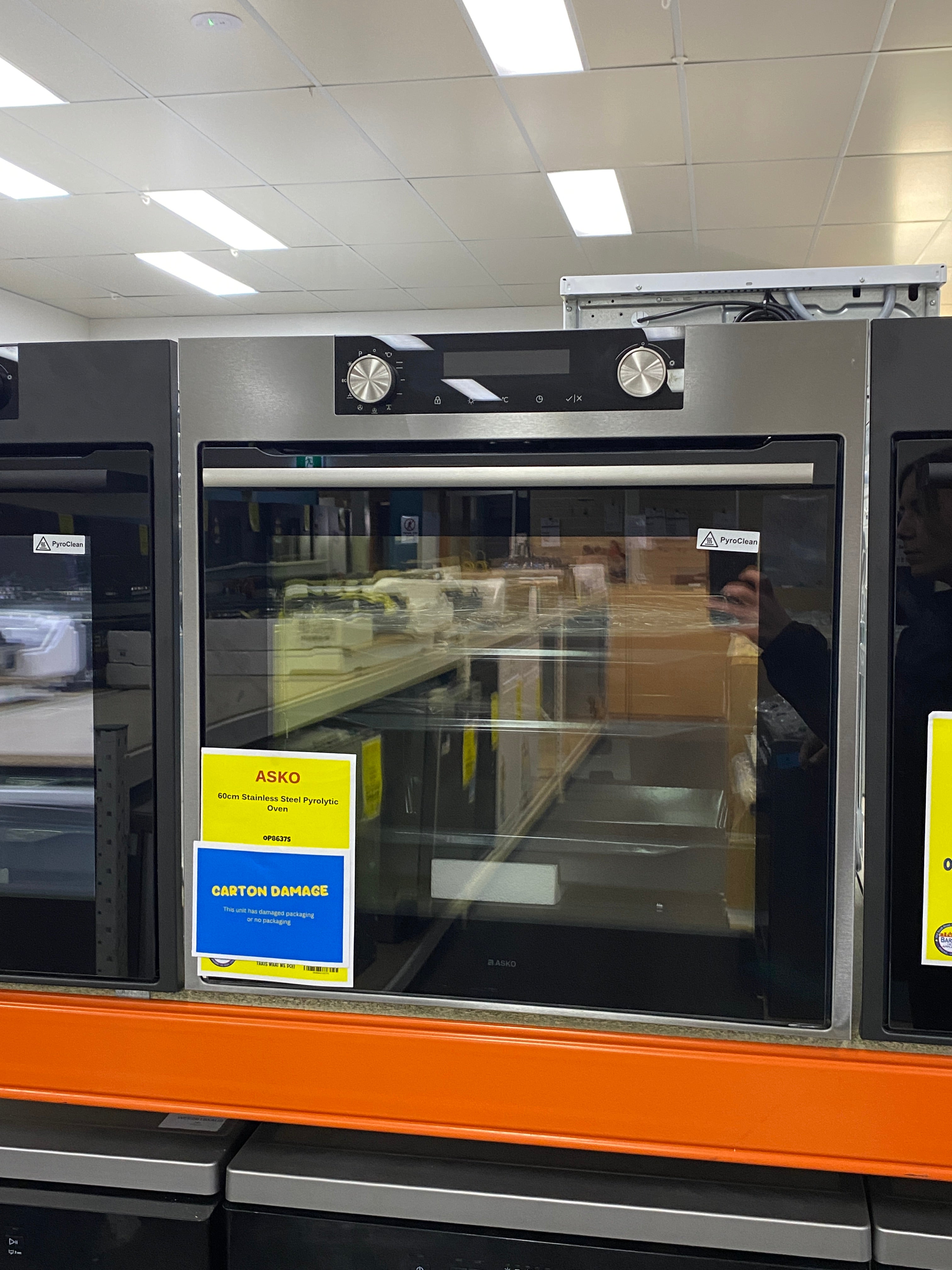 ASKO OP8637S 60cm Stainless Steel Pyrolytic Oven
