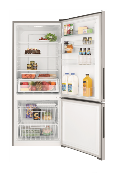 Frigorifero con congelatore inferiore Kelvinator KBM4502AC-R da 425 litri, mano destra