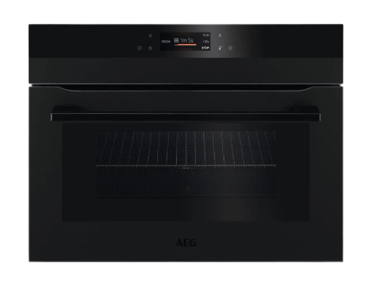 AEG KMK76208PT 450mm Compact CombiQuick Microwave Oven Matte Black