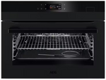 AEG KSK78828PT 450mm Compact Steam Boost Multifunction 22 Oven  Matte Black