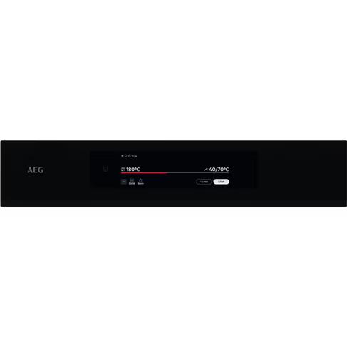 AEG NKK9A801B 45cm Compact Combi Microwave Oven, Black - 9000 Series