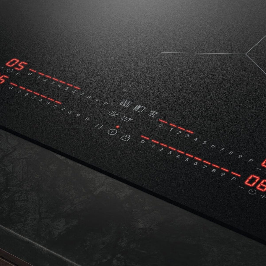 NII64F30FZ 60cm 4 Zone Induction Cooktop with SaphirMatt Surface, Matte Black - 8000 Series