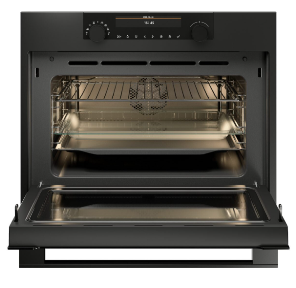 ASKO OCM8487A1 45cm Compact Graphite Black Combi-Microwave Oven OCM8487A1