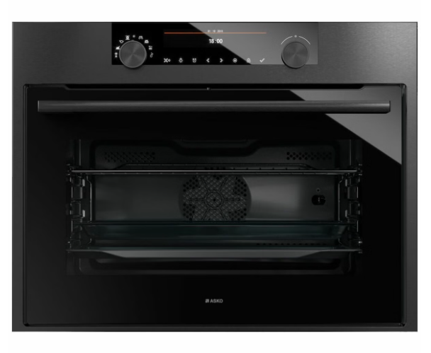 OCM8487B 60x45cm Compact Black Steel Combi-Microwave Oven