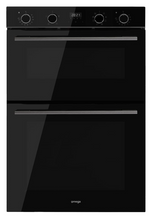 Omega ODO6012M 60cm 12 Function Double Oven, Midnight
