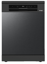 Omega ODWF6015BXCOM 60cm Freestanding Dishwasher Black Stainless Steel