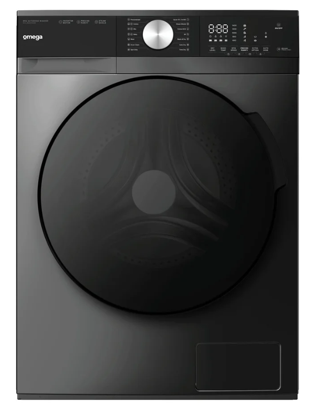 Omega OFLW900AM 9kg Auto Dose Front Load Washing Machine