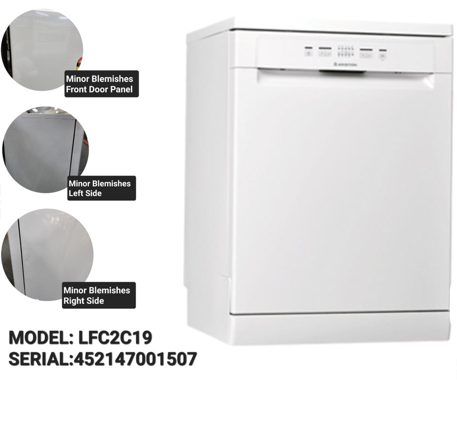 Ariston LFC2C19 60 cm saor in aisce Deshwasher le Rialú Touch