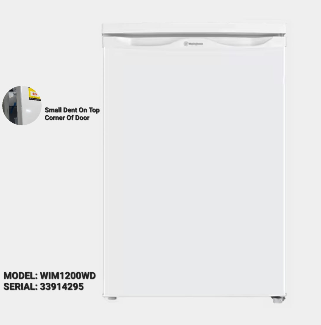 Westinghouse WIM1200WD 120L Bar Refrigerator