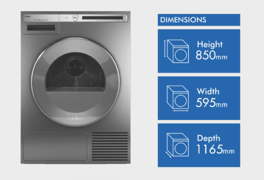 ASKO T408HD.T  8kg Logic Heat Pump Dryer Titanium