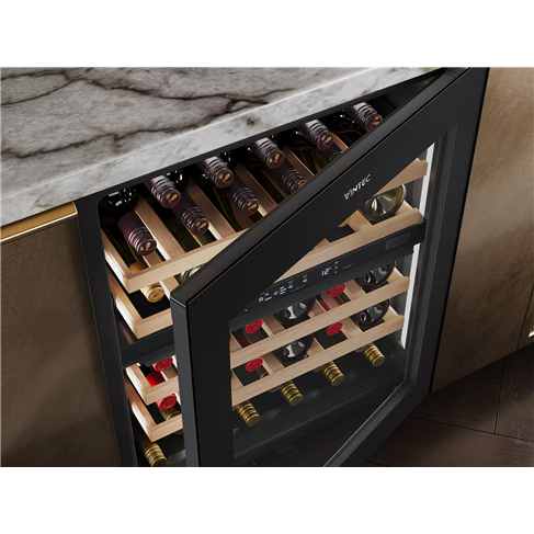 Vintec VWD820SCB-X Luxe – Dual Zone Wine Cabinet