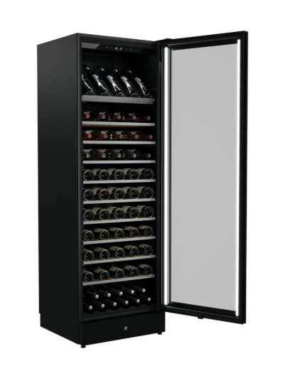 Vintec VWM198PBA-R Premium 126 Bottle Right Hinge Multi-temp Wine Cellar