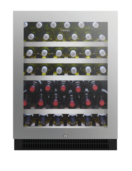 Vintec VWS050SSB-X 50 Bottle Wine Cabinet Stainless Steel