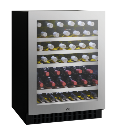 Vintec VWS050SSB-X 50 Bottle Wine Cabinet Stainless Steel