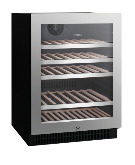 Vintec VWS050SSB-X 50 Bottle Wine Cabinet Stainless Steel