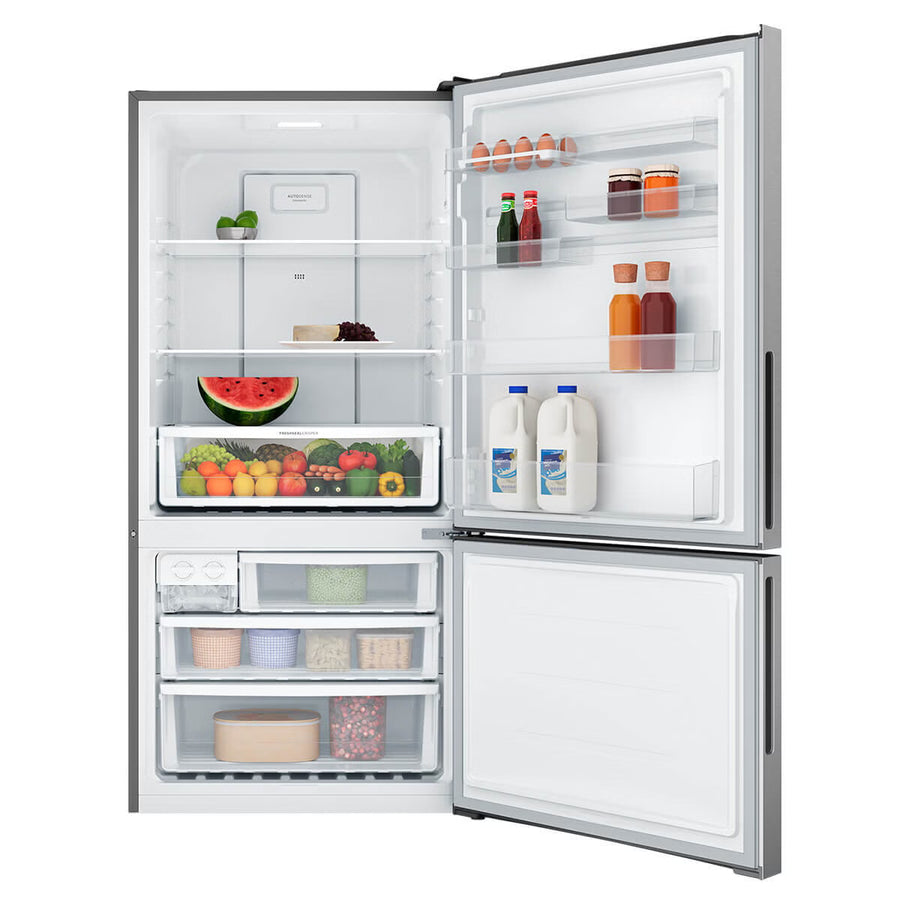 Westinghouse WBE5002SE-X 496L Bottom Mount Fridge with AutoSense Silver