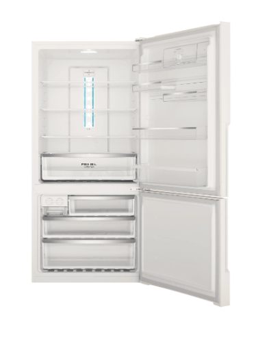 Westinghouse WBE5300WC-R 496L White Bottom Mount Fridge Right Hand