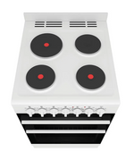 Westinghouse WFE532WC 54cm Electric Upright Cooker White