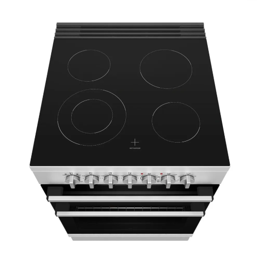 Westinghouse WFE642SCB 60cm Freestanding Electric Oven and Ceramic Cooktop Stainless Steel