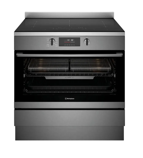 Westinghouse WFE9756DD 90cm Electric Freestanding Oven with AirFry Dark Stainless Steel
