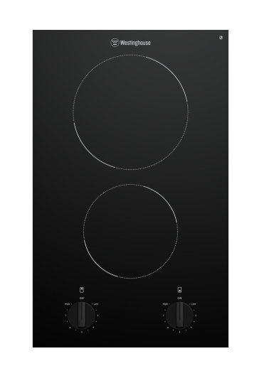 Westinghouse WHC322BC 30cm 2 Zone Ceramic Cooktop