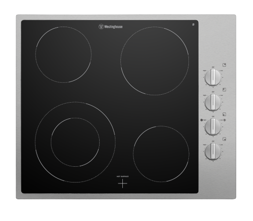 Westinghouse WHC642SC 60cm 4 Zone Ceramic Cooktop