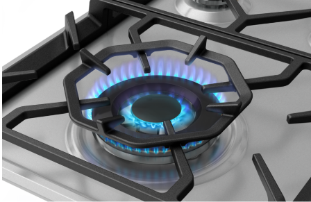 Westinghouse WHG758SC 75cm 5 Burner Gas Cooktop Stainless Steel