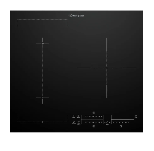 Westinghouse WHI635BE 60cm 3 Zone Induction Cooktop with BoilProtect