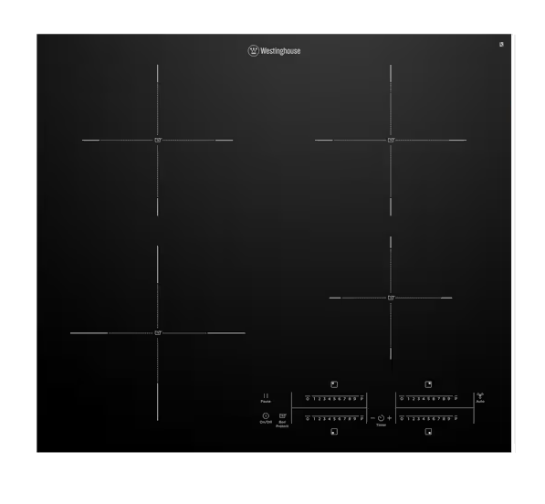 Westinghouse WHI643BD 60cm 4 Zone Induction Cooktop with BoilProtect