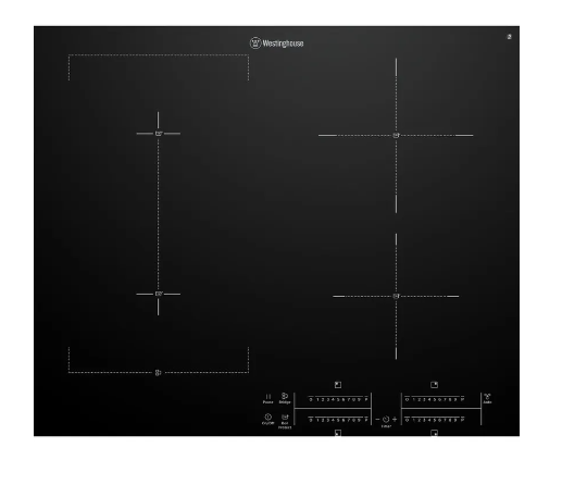 Westinghouse WHI645BD 60cm 4 Zone Induction Cooktop with BoilProtect