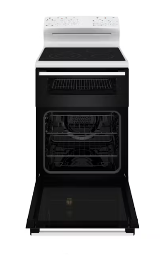 Westinghouse WLE642WCB  60cm Freestanding Oven with Separate Electric Grill and Ceramic Cooktop 4 Zone