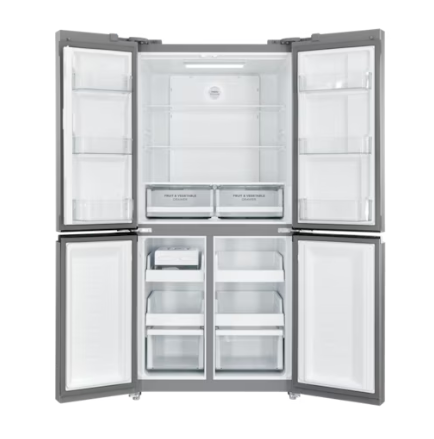 Westinghouse WQE4900AA Kühlschrank mit vier Türen, 496 l, silberfarben