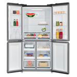 Westinghouse WQE4900BA 496L Quad Door Fridge - matte charcoal black