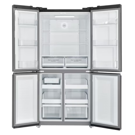 Westinghouse WQE4900BA 496L Quad Door Fridge - matte charcoal black