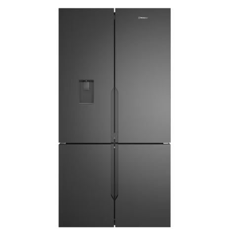 Westinghouse WQE5750BB 564L Quad Door Fridge, Matte Charcoal Black