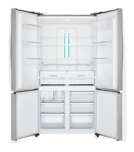 Westinghouse WQE6000SB Kühlschrank mit vier Türen, 541 l, Edelstahl
