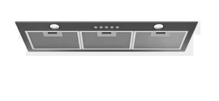 Westinghouse WRI814BB Integrierte Dunstabzugshaube, 80 cm, dunkler Edelstahl