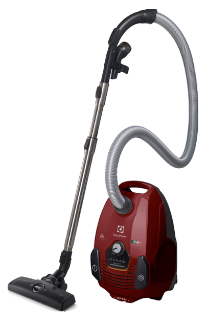 Electrolux ZSP2320T Silentperformer Canister Bagged Vacuum Cleaner Chili Red