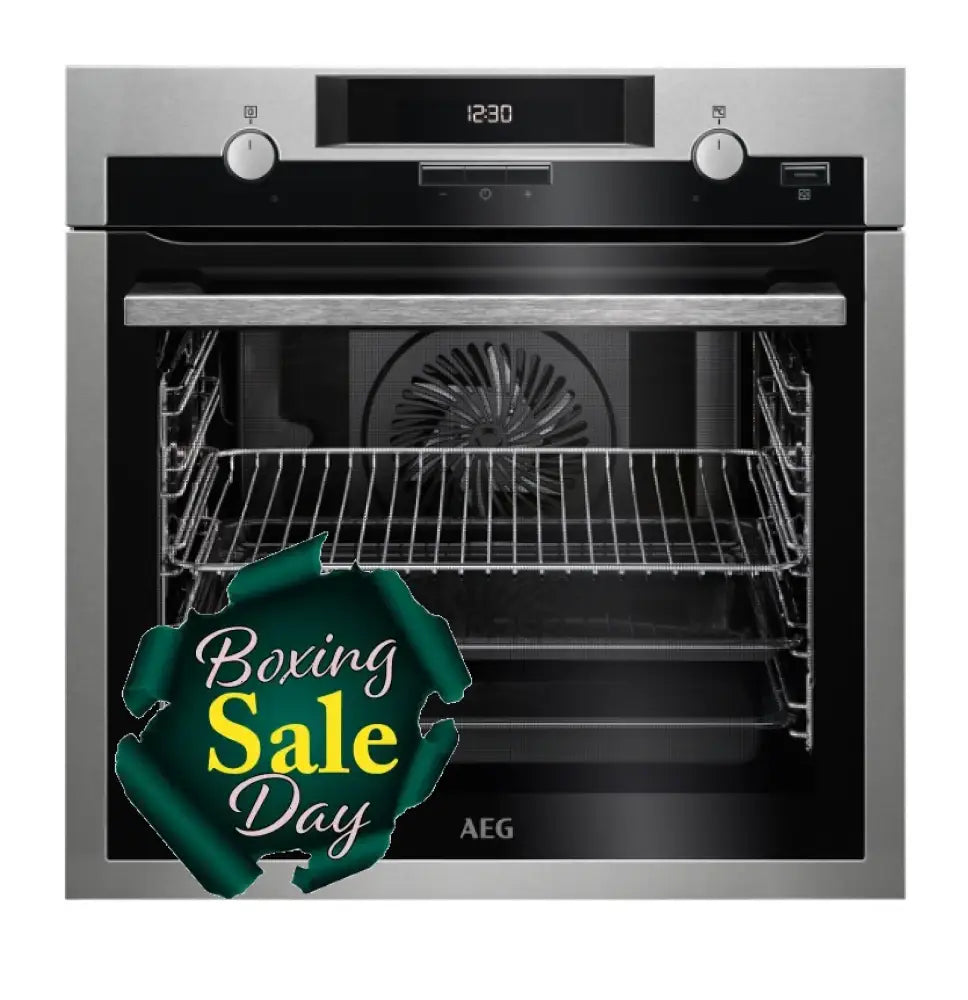 Aeg Bee455010M 60Cm 8 Function Steambake Oven With Programmable Timer And Triple Glazed Door