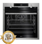 Aeg Bee455010M 60Cm 8 Function Steambake Oven With Programmable Timer And Triple Glazed Door