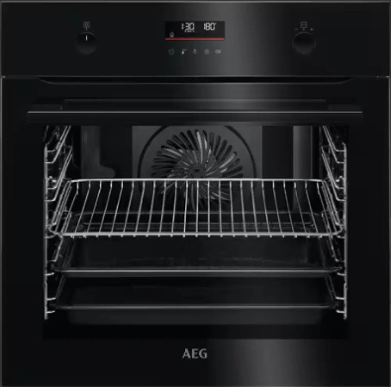 Aeg Bpk535060B -60Cm Pyroluxe Multifunction 9 Oven Black *