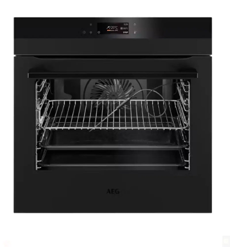 Aeg Bpk74238Pt 60Cm Sensecook Pyroluxe™ Multifunction 17 Oven Matte Black