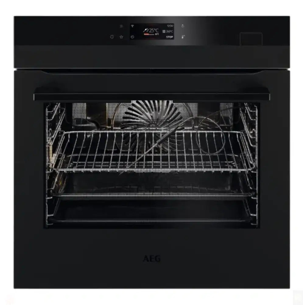 Aeg Bpk74378Pt -600Mm Sensecook Pyroluxe Multifunction Oven With Pyro-Proof Telescopic Runners -