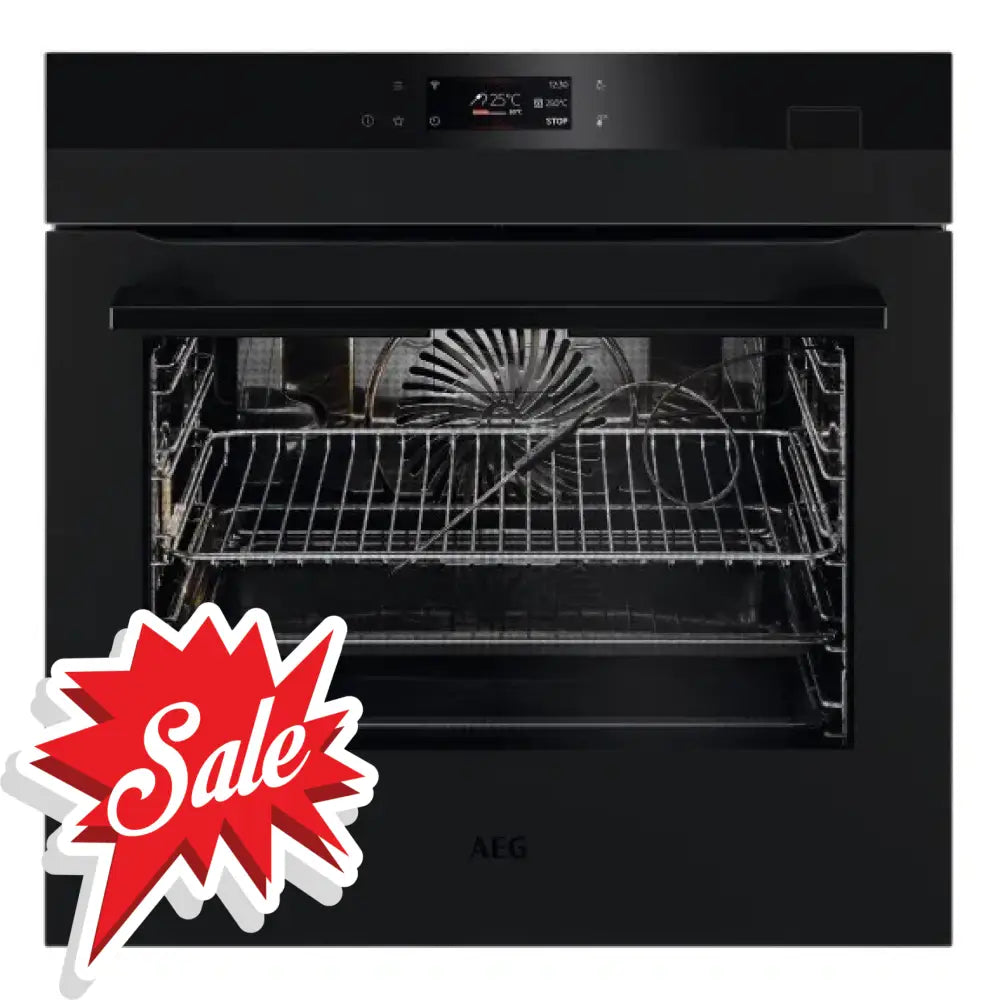 Aeg Bpk74378Pt -600Mm Sensecook Pyroluxe Multifunction Oven With Pyro-Proof Telescopic Runners -