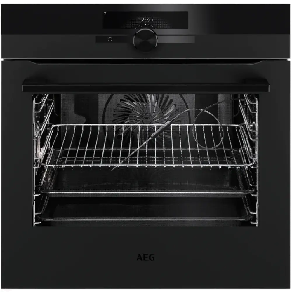 Aeg Bpk94733Pt 60Cm Black Pyrolytic Oven