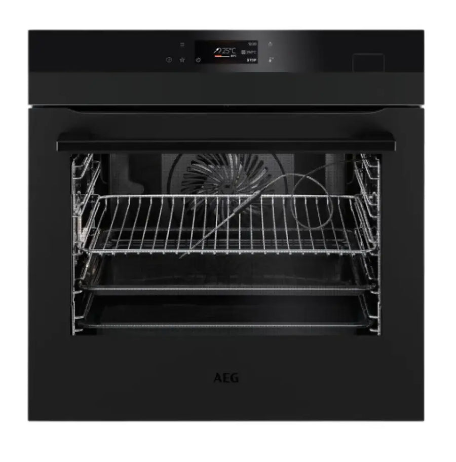 AEG BSK77238PT 60cm Steamcrisp Pyroluxe MultiFunction 19 Oven Matte Black Oven