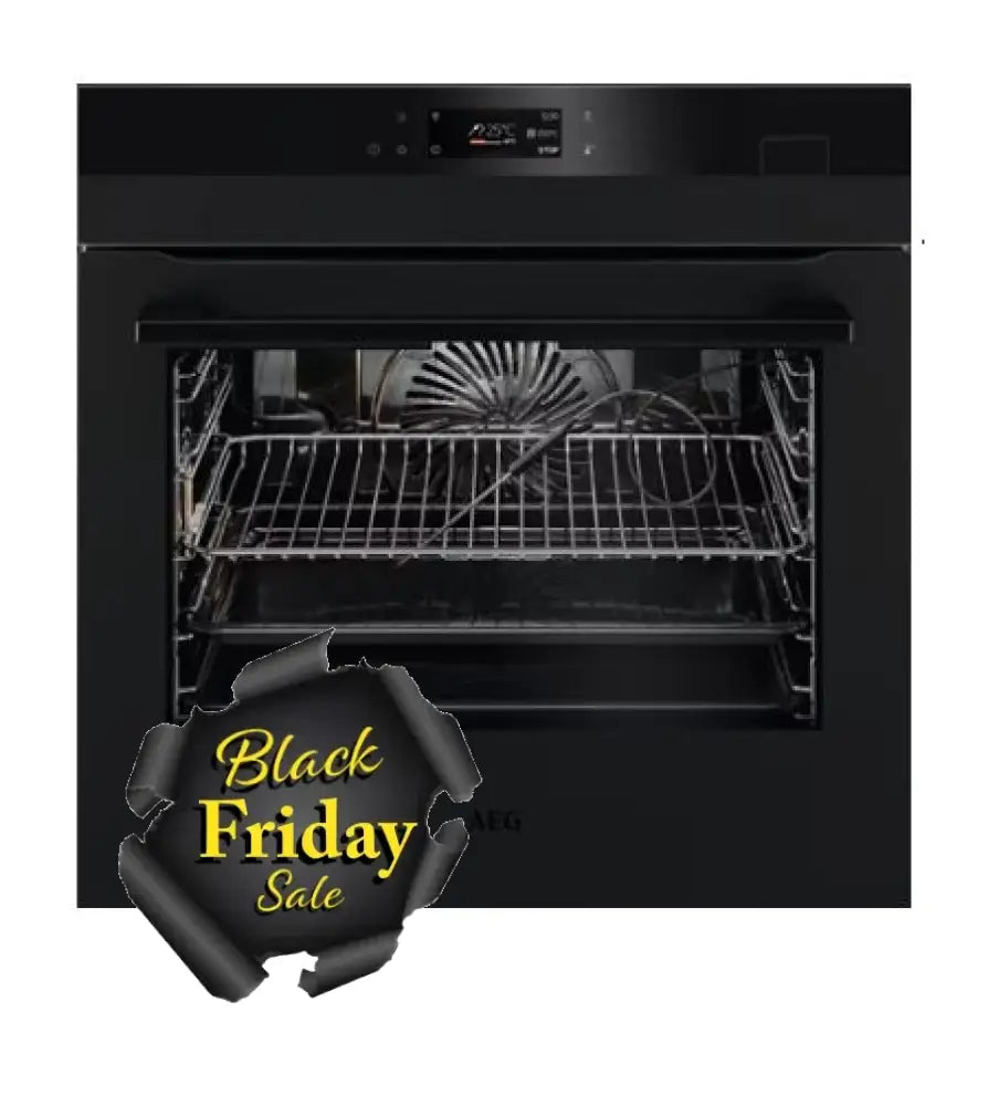 Aeg Bsk77438Pt 60Cm Steamcrisp Pyroluxe Multifunction Oven - Matte Black