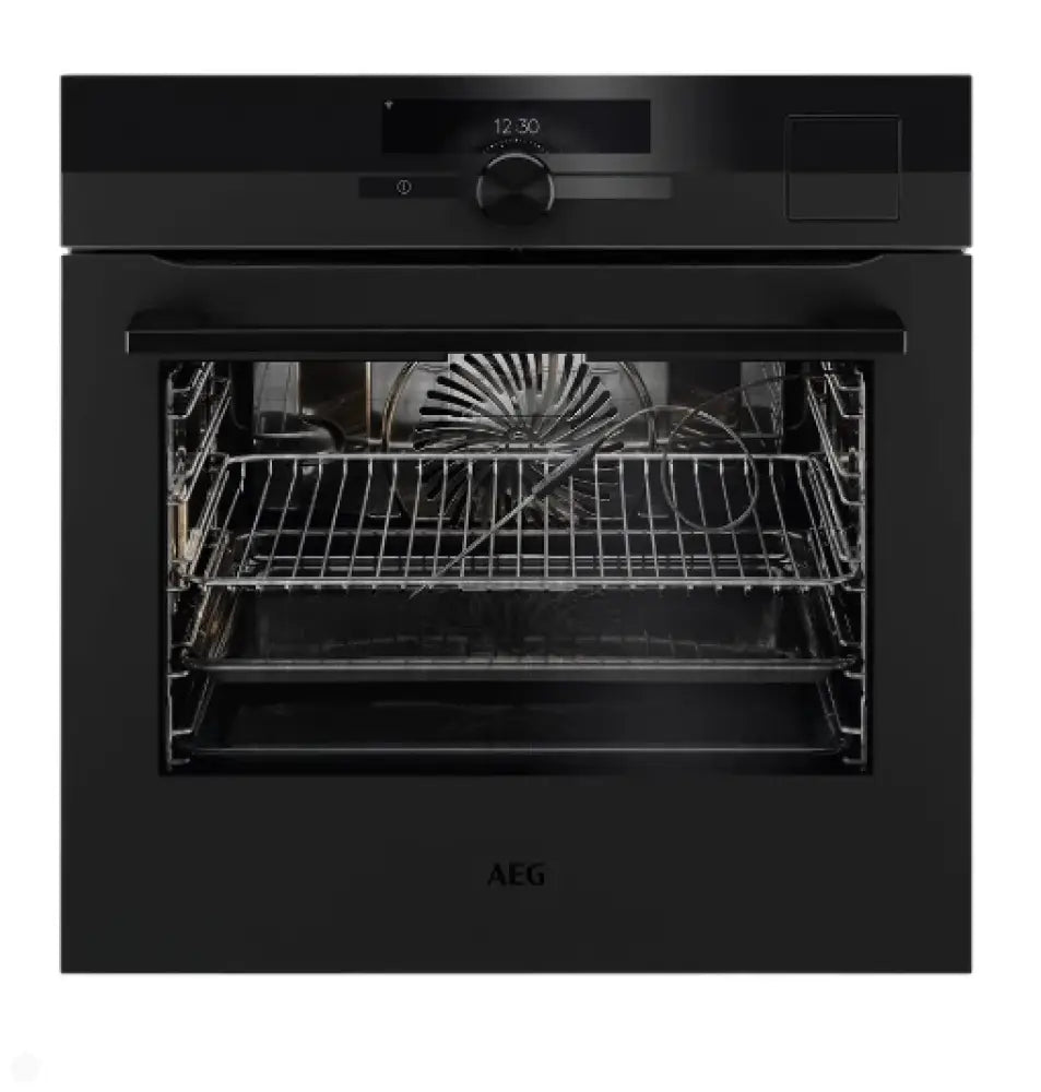 Aeg Bsk99733Pt 60Cm Steampro Multifunction 25 Ovenwith Steamify® Matte Black Oven