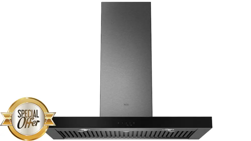 Aeg Dbe7980Hb -90Cm Canopy Rangehood - Dark Stainless Steel